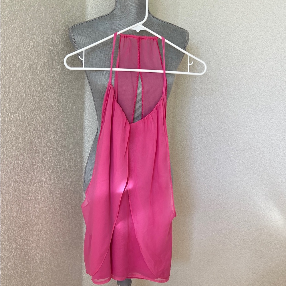 Unique Pink Halter dress